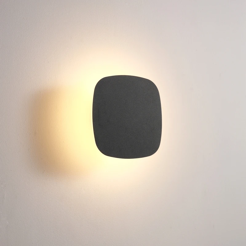 Modern 6W Outdoor wall lamp round aluminum led exterior wall lights