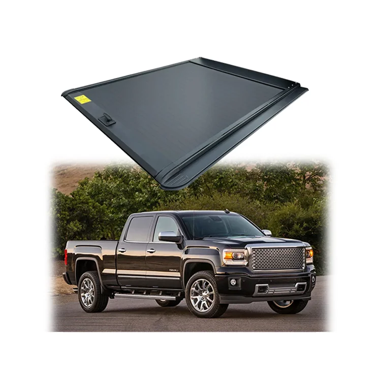 Xiangta Waterproof Hard Aluminum Retractable Pickup Truck Tonneau Bed Cover 4x4 Barrel Electric Operation For GMC SIERRA 1500