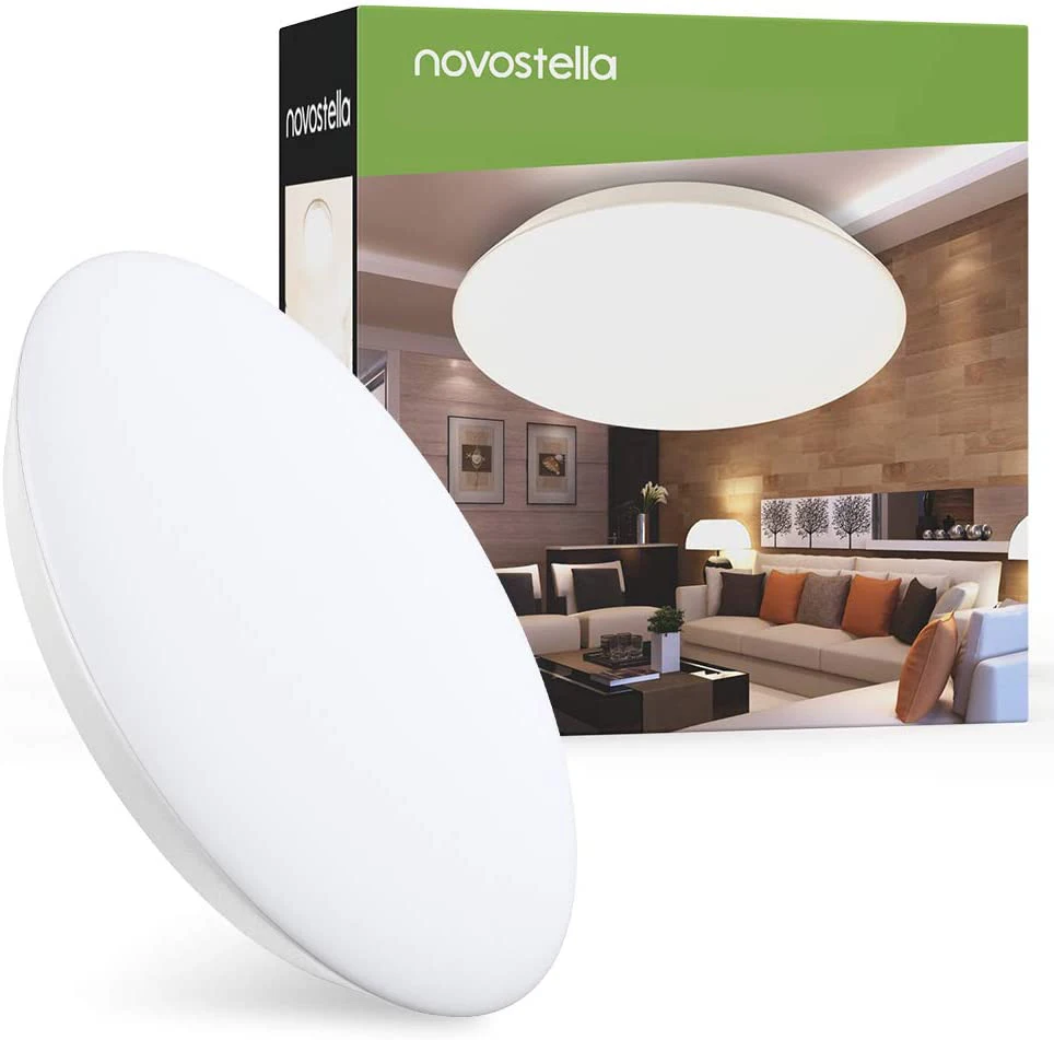 Светодиодный круглый потолочный светильник, 18 Вт, 4,5 лм, IP65, водонепроницаемый потолочный светильник с поверхностным креплением, ультратонкий, теплый/холодный белый