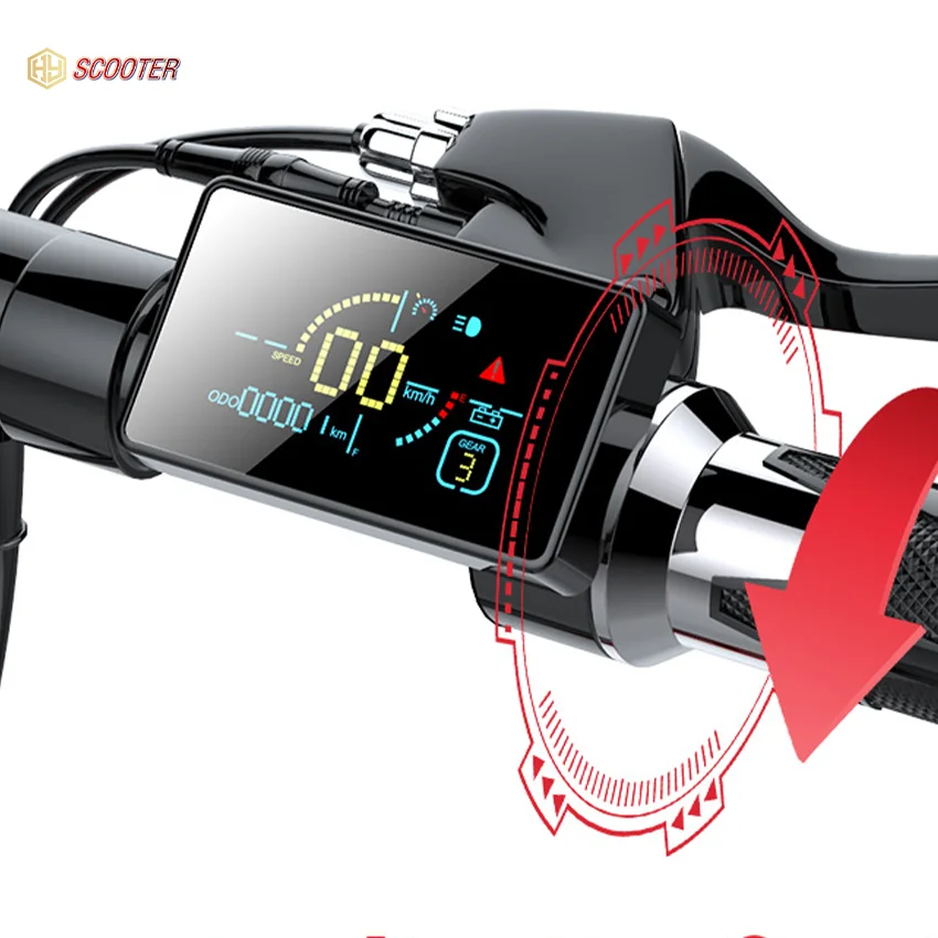 HX19 10inch 500W 1000W long distance hiboy skuter electric scooter led light