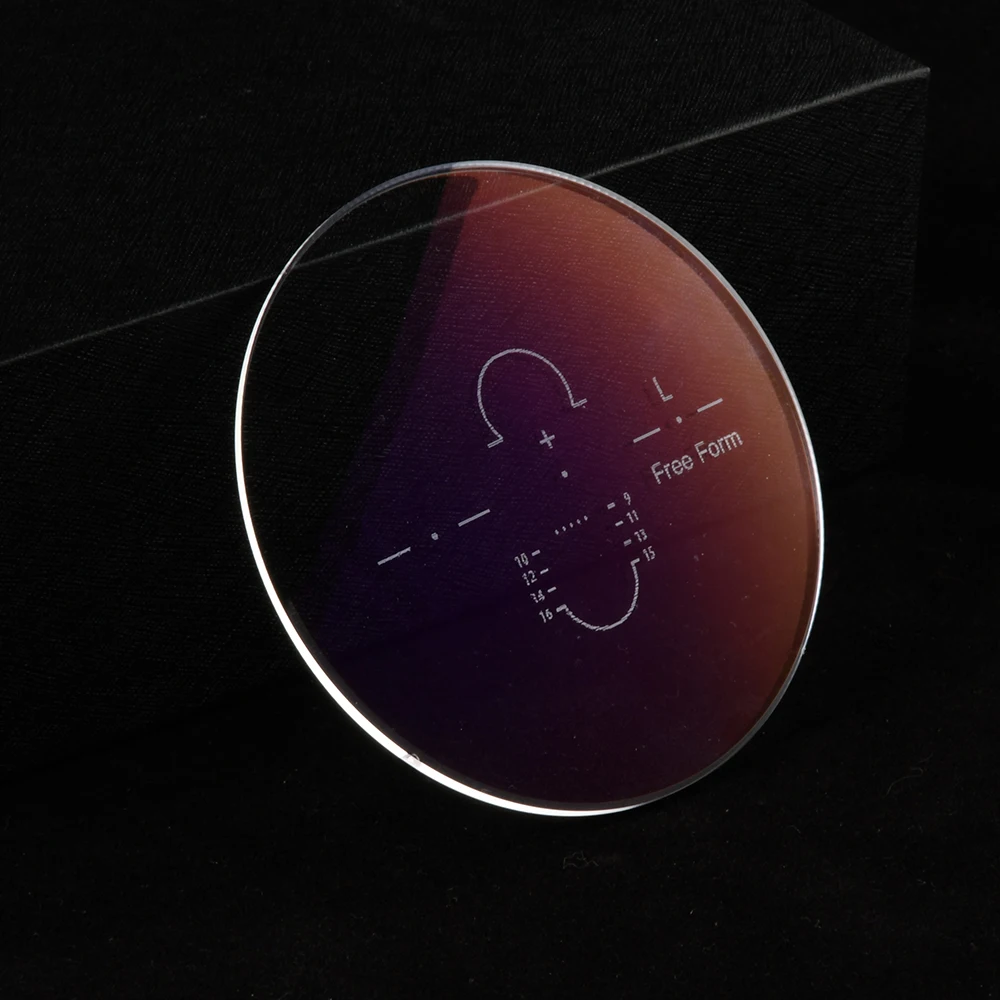 1.56 UV420 blue cut lens blue block hmc optical lenses anti blue light blue coating ophthalmic plastic lens