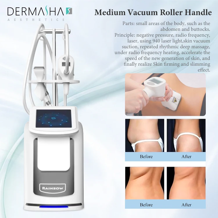 RF Vacuum 80K Cavitation Burning Body Slimming Machine for Beauty Equipment Body Roll Shape Machine Burn Fat Belly