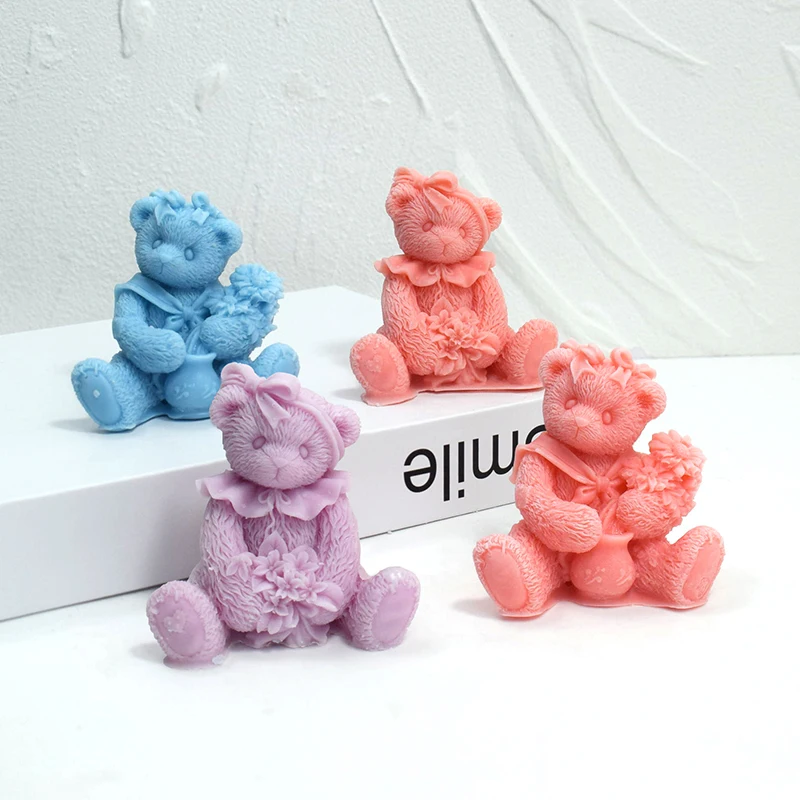 Силиконовая форма для свечи