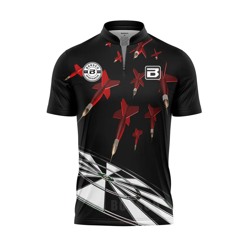 Mens Clothing Custom Sublimated Flight Faction Dart Jersey Man Polo T Shirt