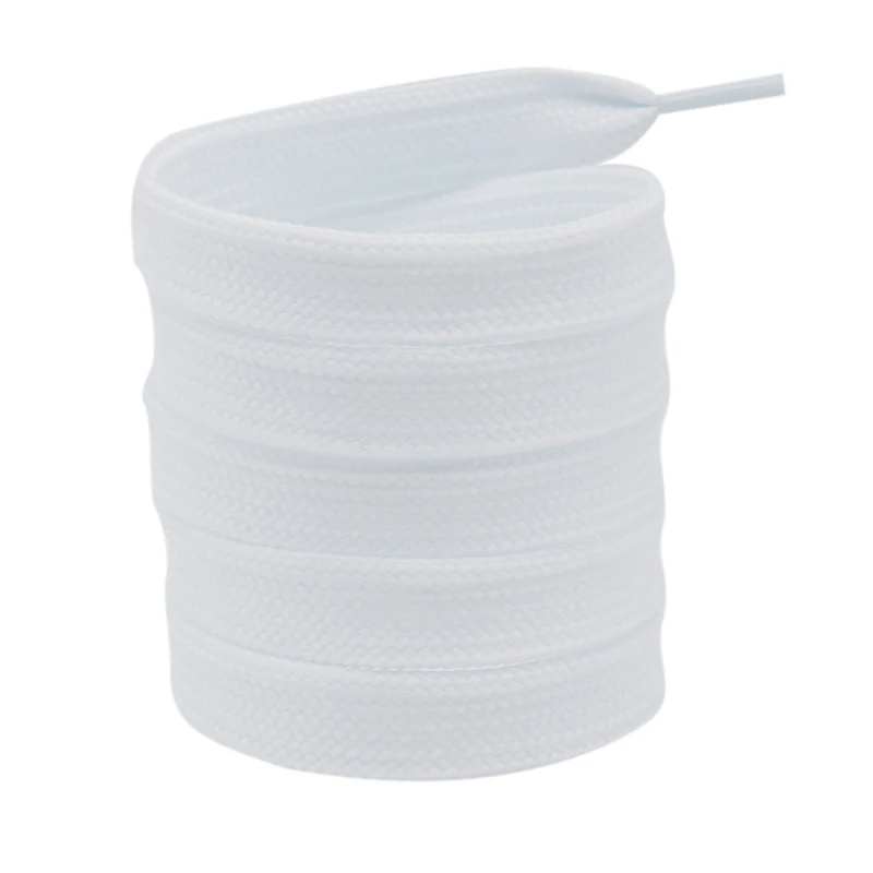 Custom 18mm Double Layer Thick plain flat shoelaces 25mm flat shoelace af1 20mm shoes white thick shoelace for Sneakers with bag