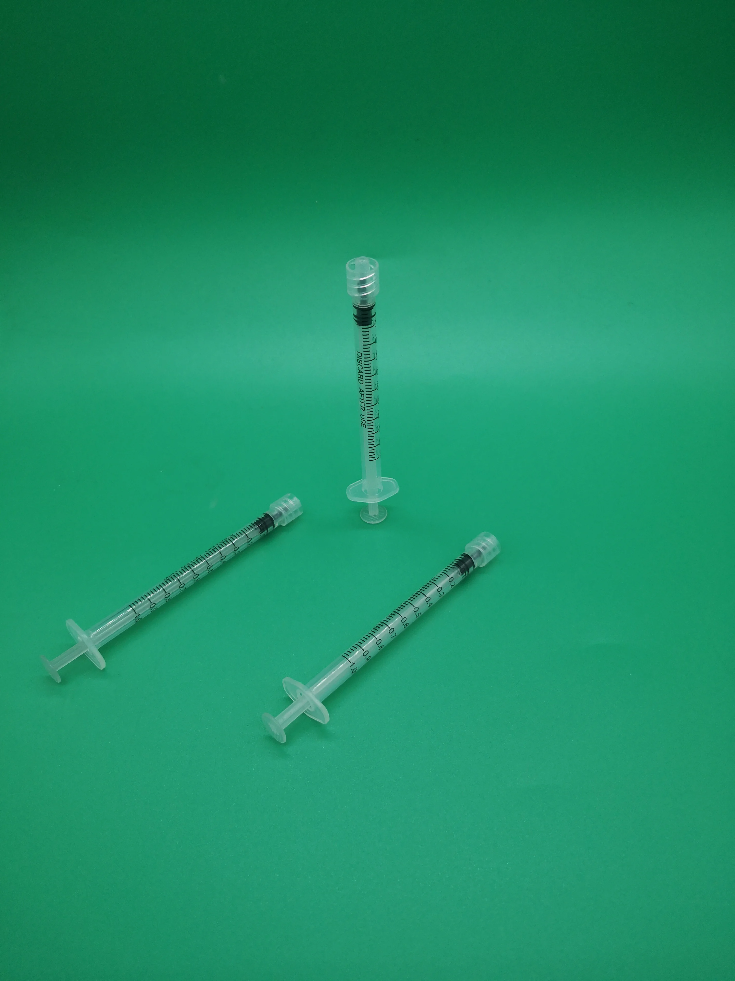 Factory Price  medical sterile 3parts disposable syringe with CE&ISO