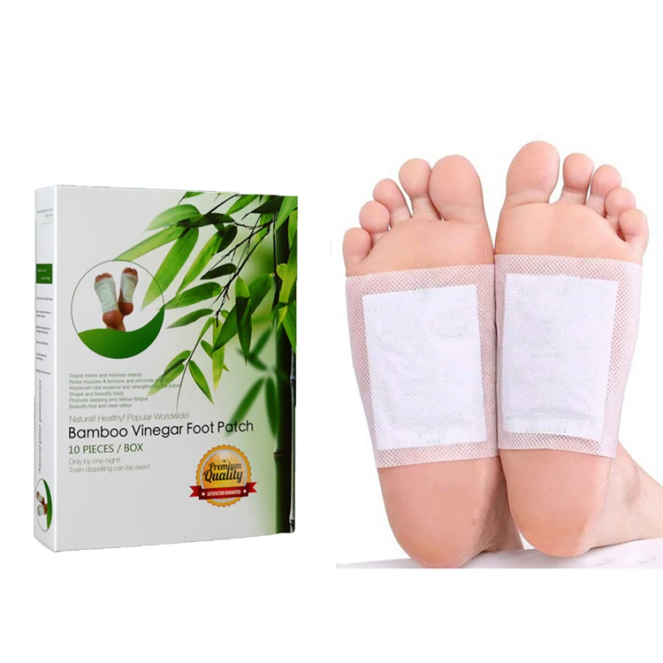 100% Organic and Natural FEET Patch Suppliers Bamboo Wood Vinegar Detox Foot Patch