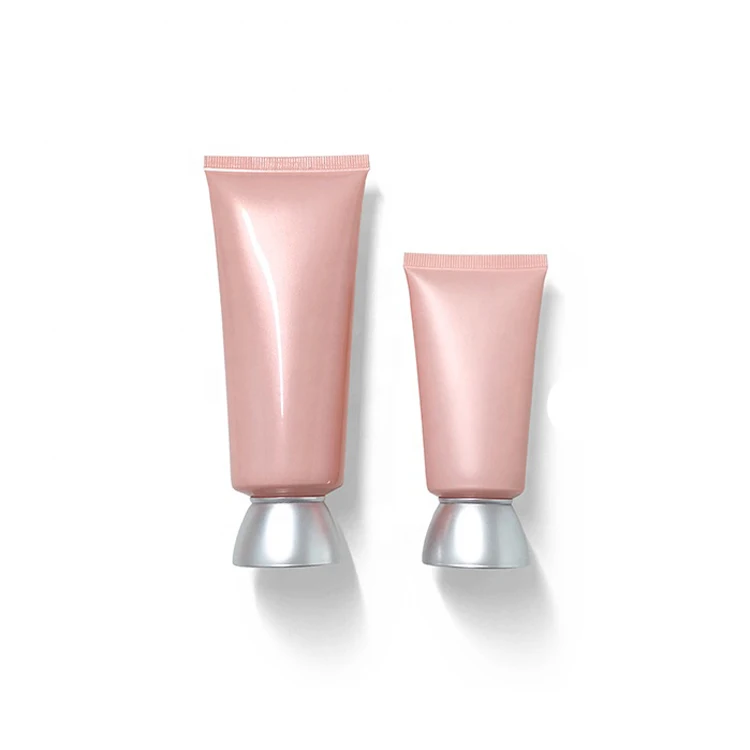 50ml matte pink packing Plastic hand Cream tube 50g frosted Makeup skin Body Lotion Facial Cleansing Cosmetic squeeze Tube