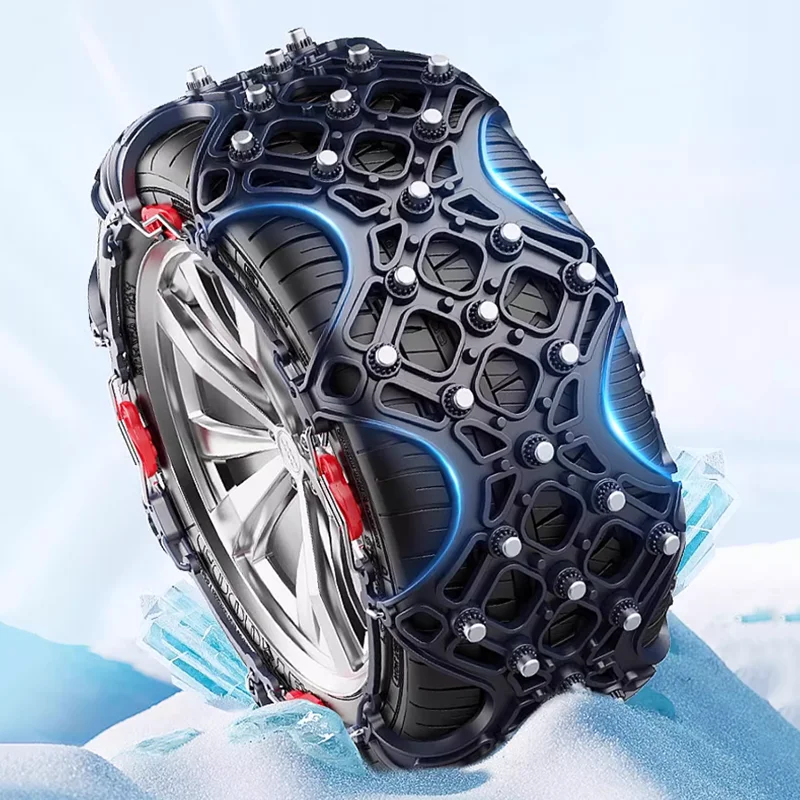 Winter hot selling full wrap bull tendon vehicle mud sandy snow tire chains anti skid snow chains for 165~275 car tires