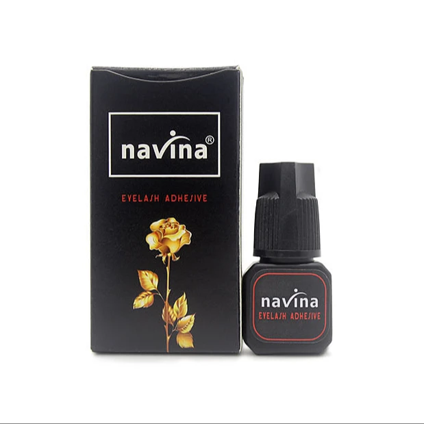 Yimart  Navina 5ml Eyelashes Glue Waterproof 1 Second Fast Drying Lasting 50 Days Eyelash Extension Glue