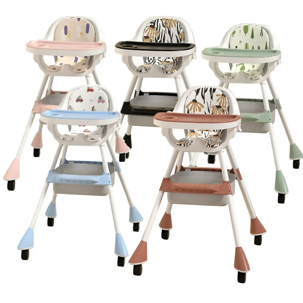 Cheap portable baby high chair table 3 in 1 rest food eattingt booster restaurant eating dining feeding high baby chair