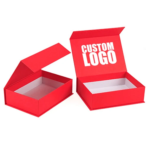 Custom size Magnetic Cardboard  Gift Box Folding Box Rigid Book Style Magnetic Packaging for Digital Electronics box