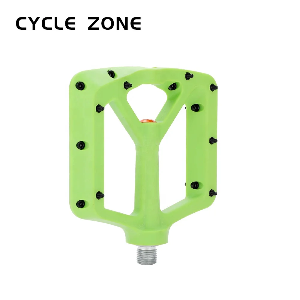 RTS высокопрочные Нескользящие велосипедные педали MTB с нейлоновым подшипником для горного велосипеда и BMX аксессуары