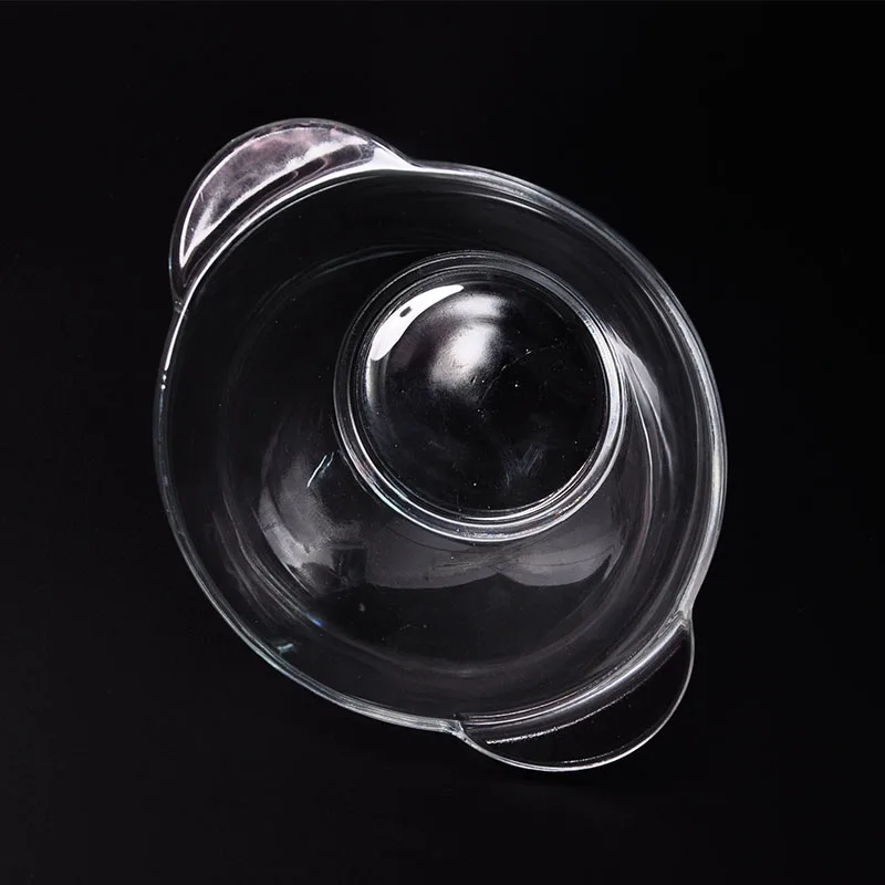 custom red glass salad bowl crystal sugar bowl 14mm glass bowl