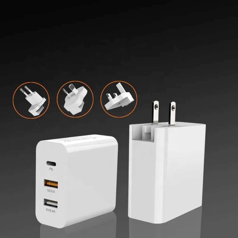 EU US UK AU charger 45W pd type c usb wall charger mobile phone