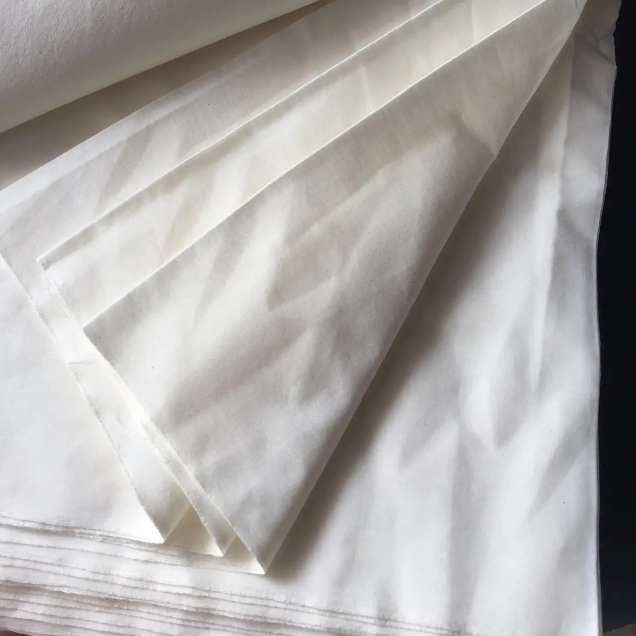 Горячая Распродажа хлопковая неотбеленная грубая пятнистая ткань