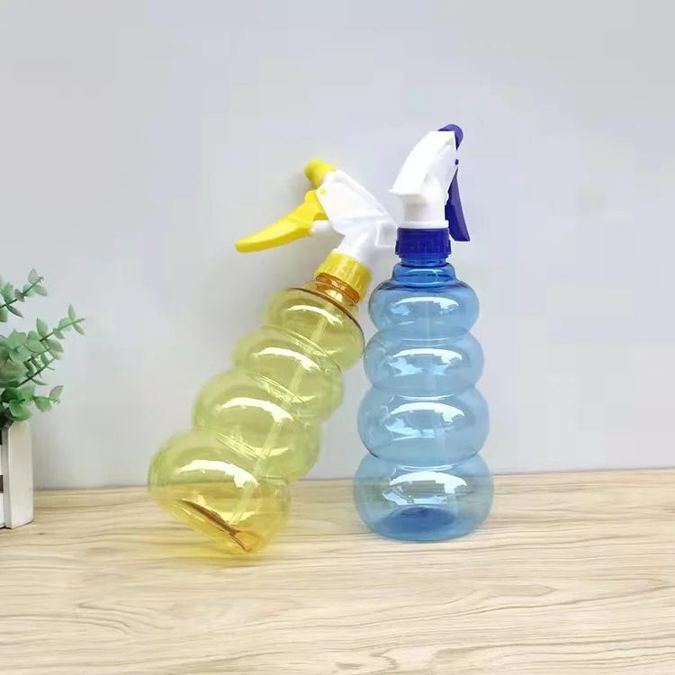 Hot sale 480ml 500ml 600ml Portable handheld small plastic hand triggers fine mist bottle alcohol disinfect sprayers 28/400