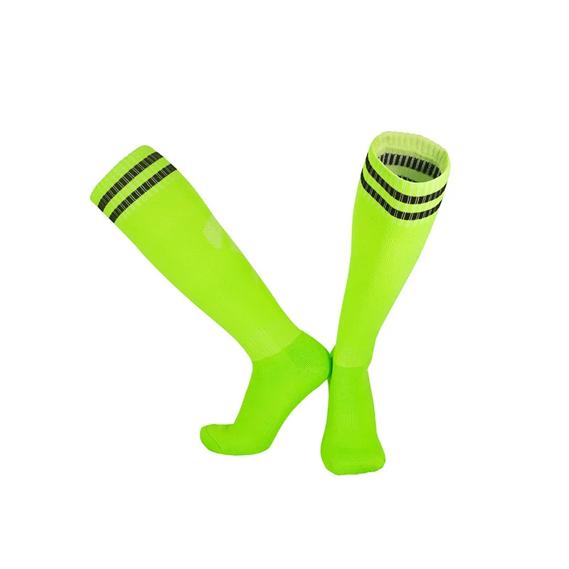 soccer athletic performance supplier custom design knee high terry embroidered men sports football sock