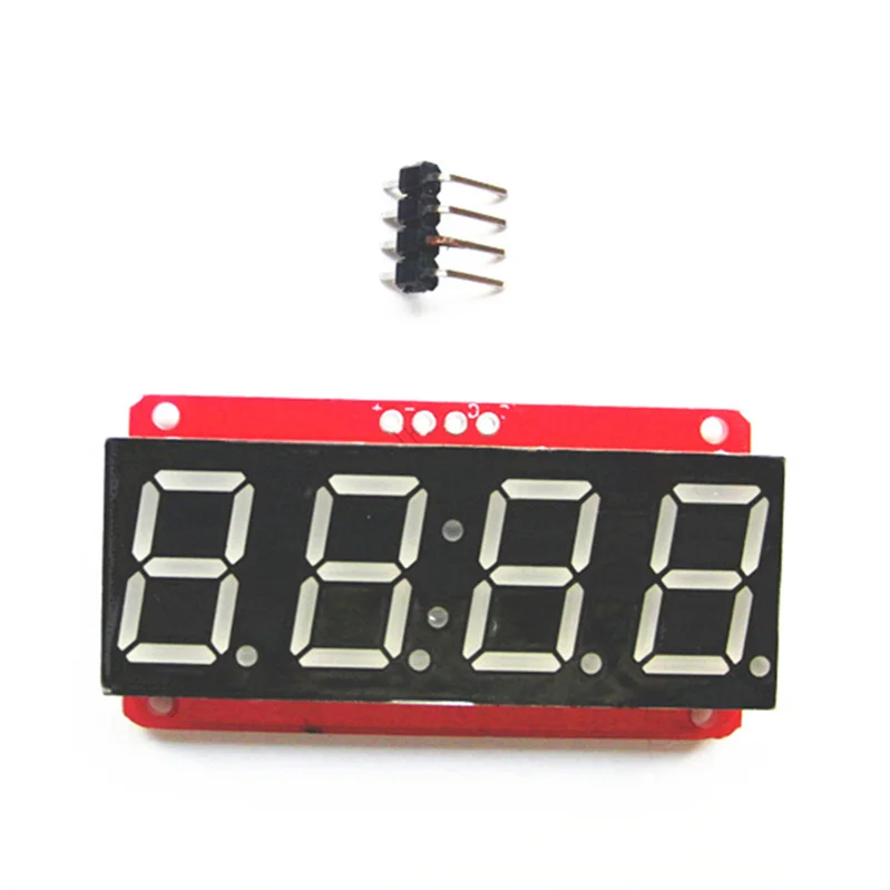 0.8 inch White CC 7 segment led display 4 digit 14 legs with clock for sale