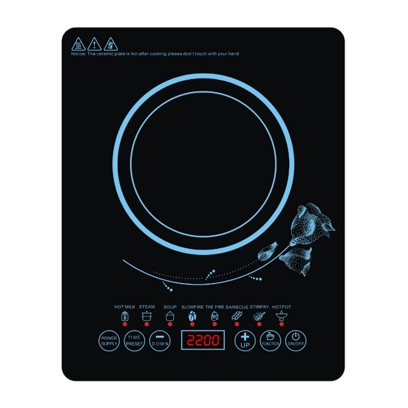 Hot Sale Portable Electric Infrared Induction Cooker Touch Button Electric Hot Pot Induction Cooker