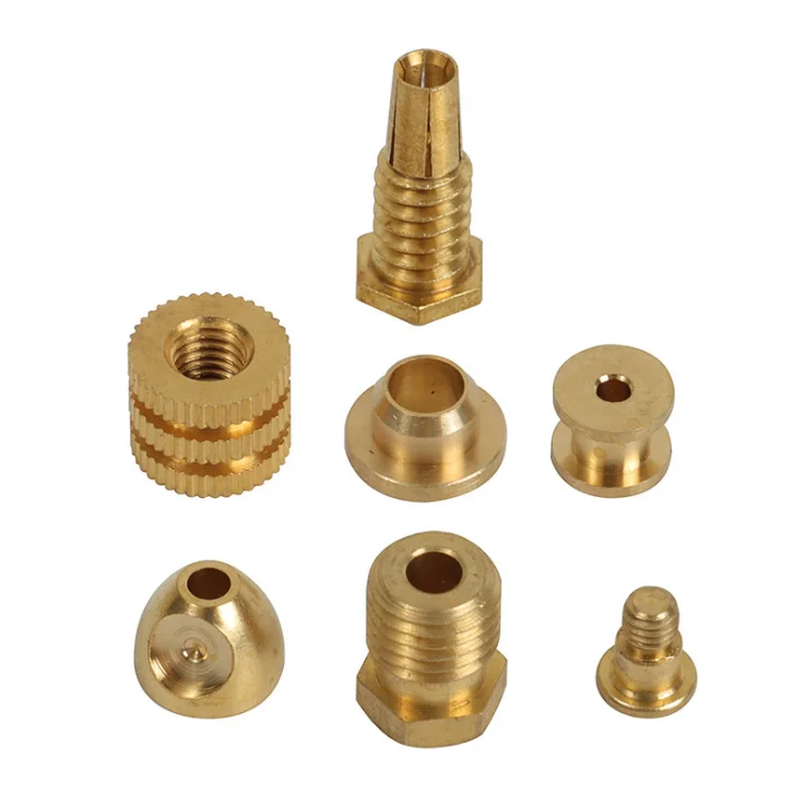 Custom Precision Stainless Steel CNC Turning Copper Small Metal Parts