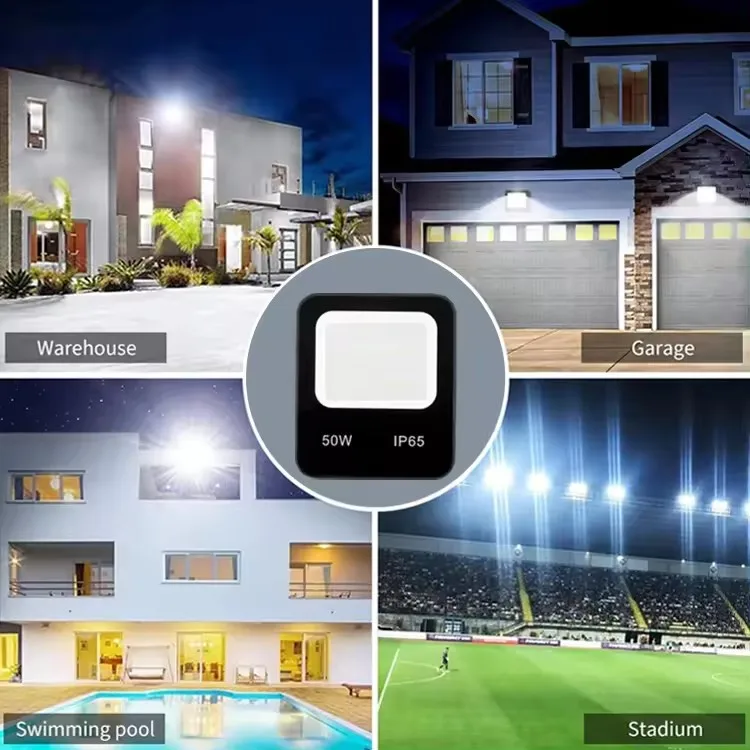 New Outdoor Waterproof Projecto Smd LED Flood Light Ultra Slim Body Ip65 50w 100w 200w 300w 400w 500w Watt LED Flood Light