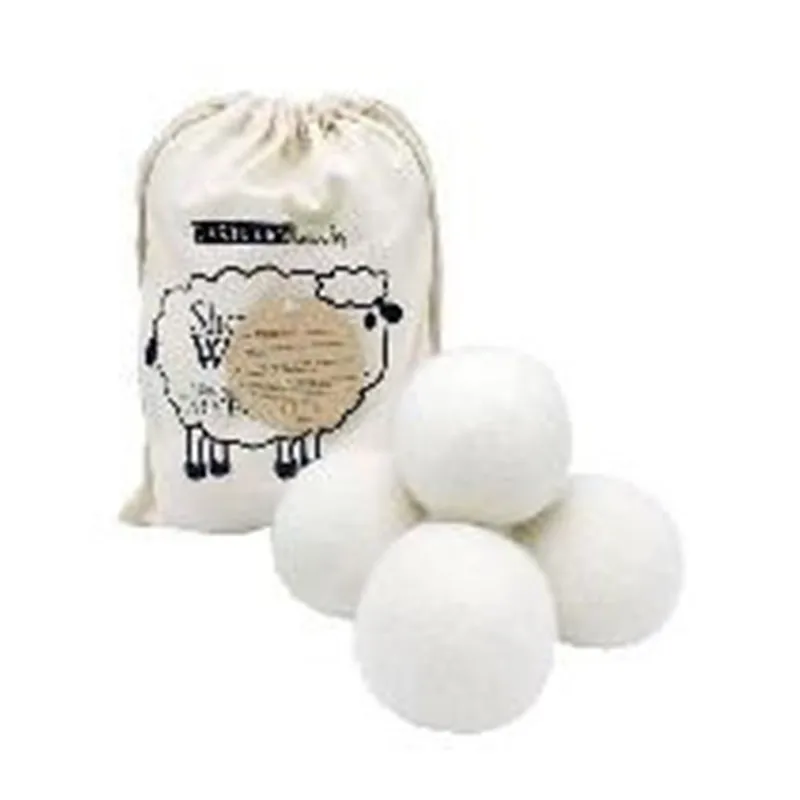 Natural Reusable Laundry Wool Dryer Balls Washing Machine Saves Drying Time