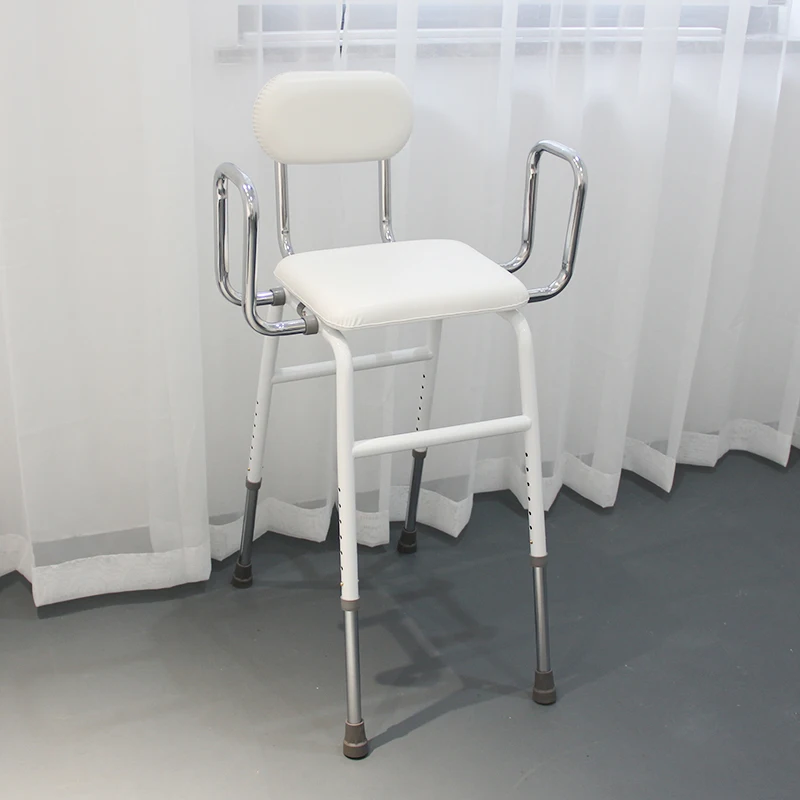 Factory Manufacture Various Adjustable Non-Slip Shower Chair with Armrest and Backrest