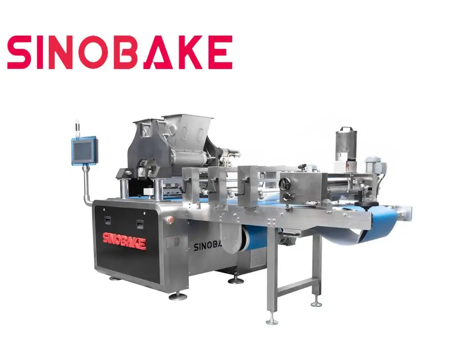 SINOBAKE  Automatic Cookies Making Machine Small Biscuits Machine With Cookie Packaging Biscuit Machine