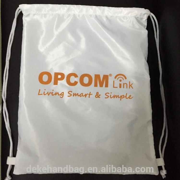 Nylon Waterproof Thicker Polyester Durable Cinch Bag Shoe Dust Drawstring Bags Promotional Gift Storage Drawstring Dust Backpack