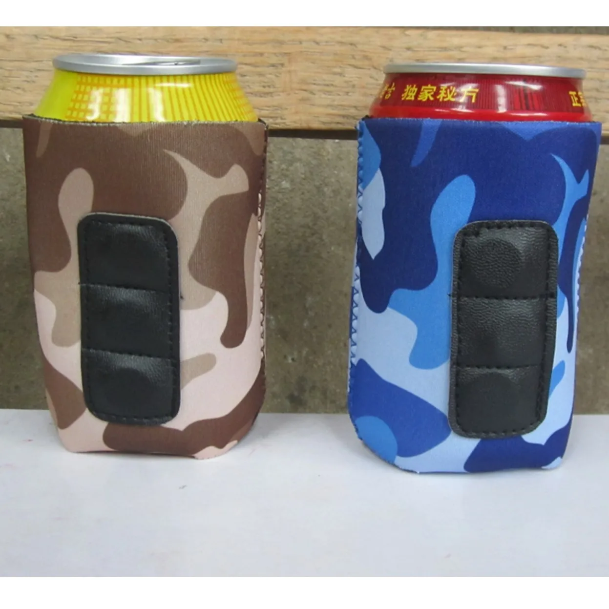 High Quality Custom Magnetic Can Cooler Holder Neoprene Sublimation Magnetic Slim Skinny Cozies 12 oz Beer Coozy with Magnet