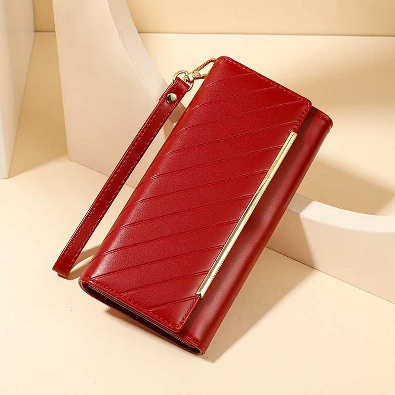 Taomicmic  women long wallet women leather purse high quality wallets brands female money bag made of Pu leather clutch purse