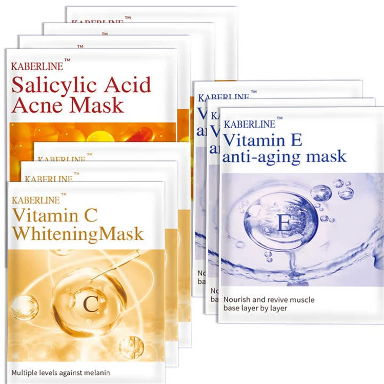 Oem Custom Anti-Aging Face Care Mask Korean Organic Moisturizer Whitening Skin Care Collagen Facial Masks