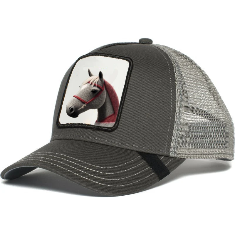 Women Animals Hip Hop high quality 6 panel Trucker Breathable Mesh Casual custom Snapback hat Baseball sport Cap for men man