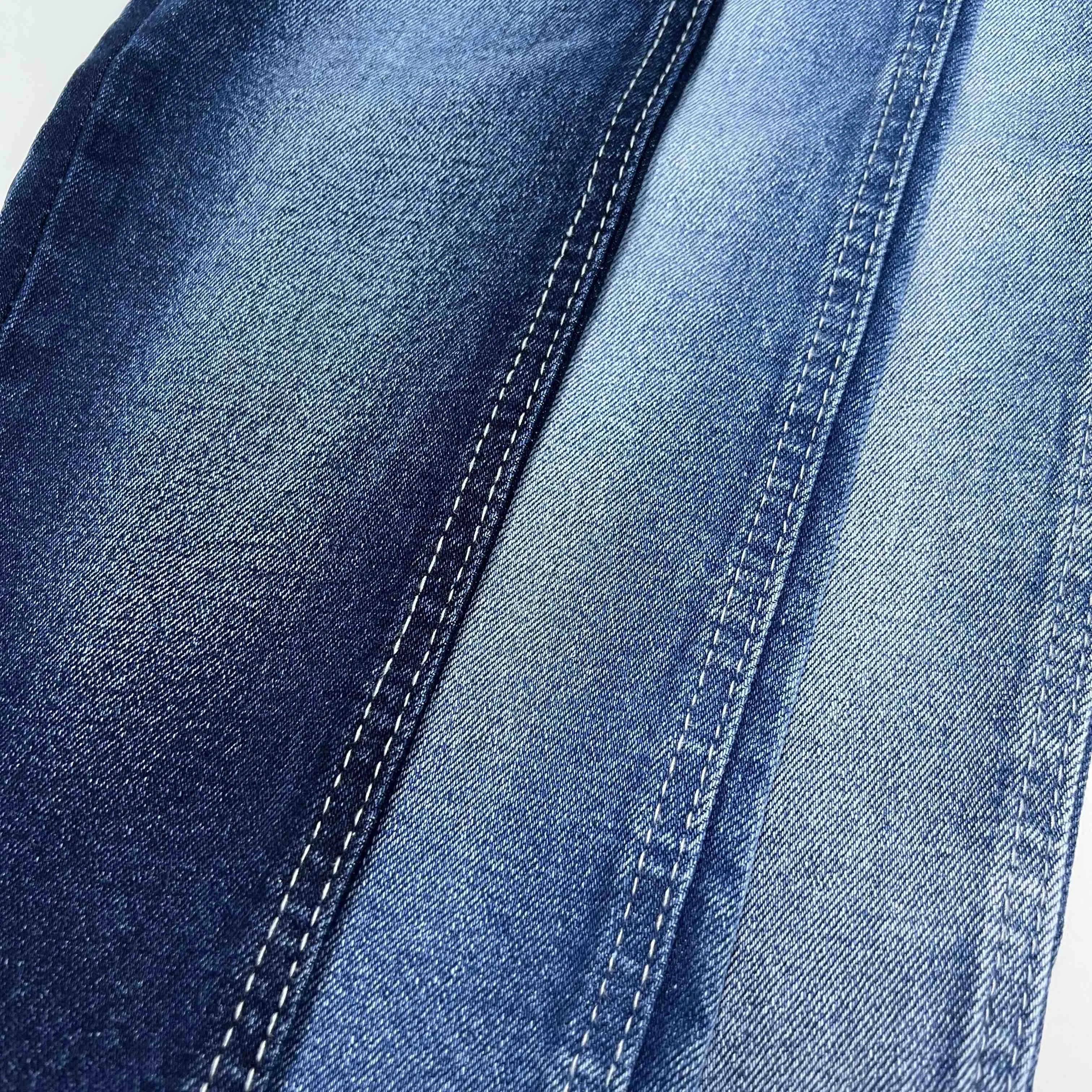 Custom 99% Cotton 1% Elastane Denim Fabric To Mexico Tela Jean Manufacturers