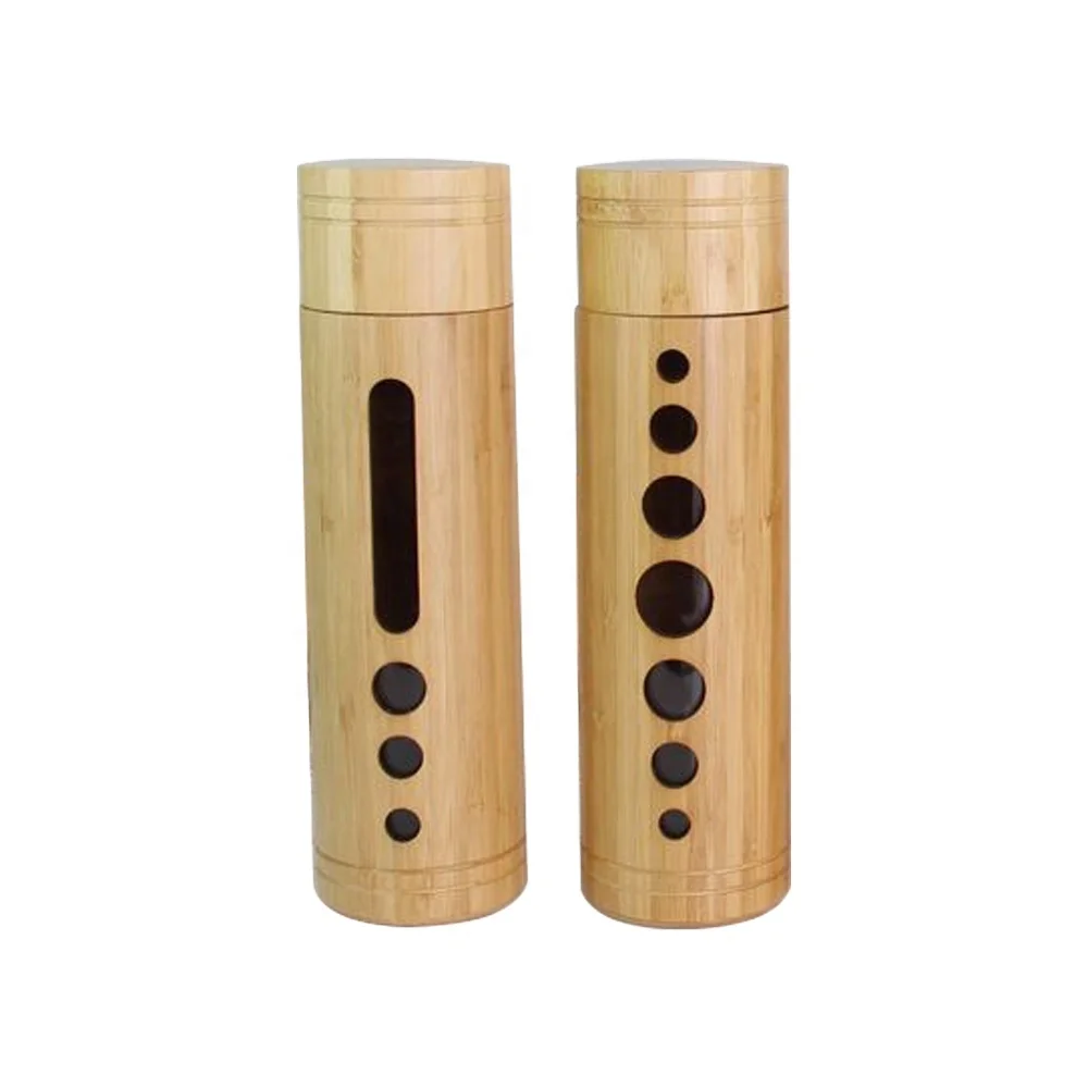 650ml  Factory Price Wholesale Patent  Glass Water bottles  Wooden Cover Glass  Sport Drinking bottles