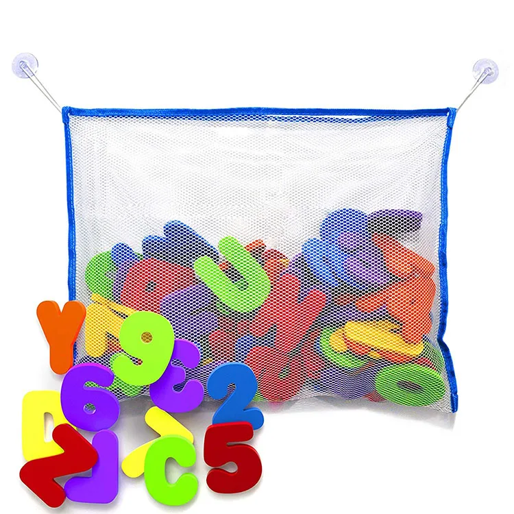  Amazon Hot Salesbathroom kids bath tub baby toy 36pc eva foam letters and 10pc number toys