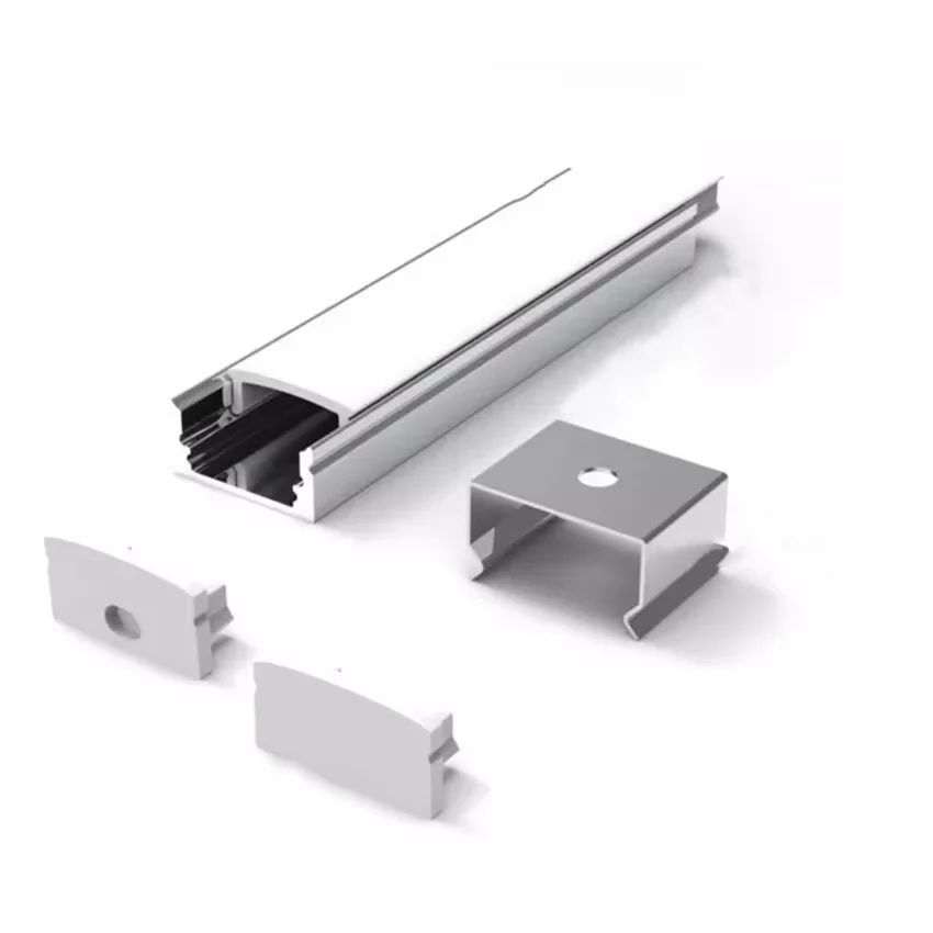 1 м 2 3 alu profil 6063 T5 экструзионный алюминиевый светодиодный профиль для потолочного настенного освещения