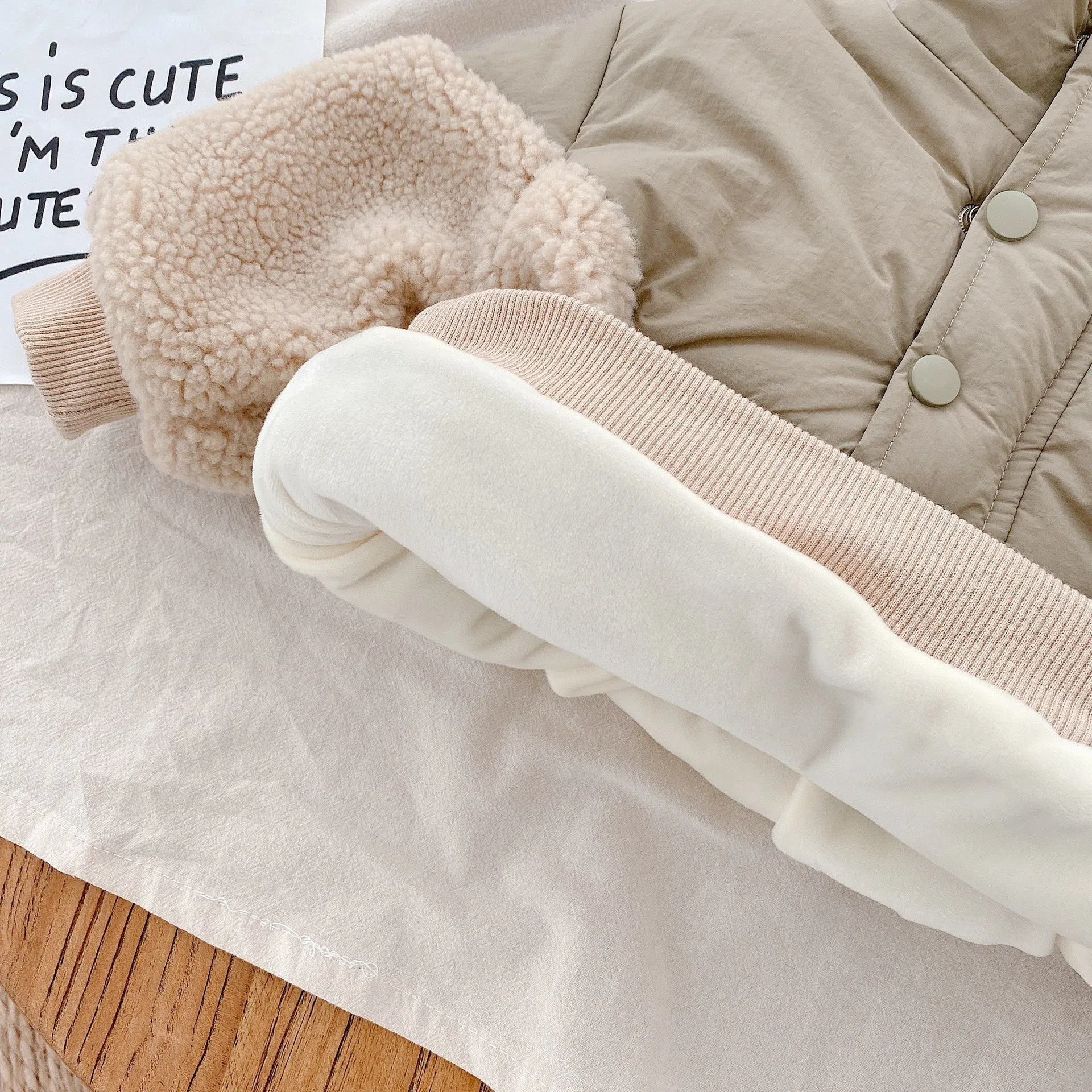 New style Baby Girls Thickened polar fleece coat Fashion Causal Children single-breasted jacket kids  winter toddler boy coat