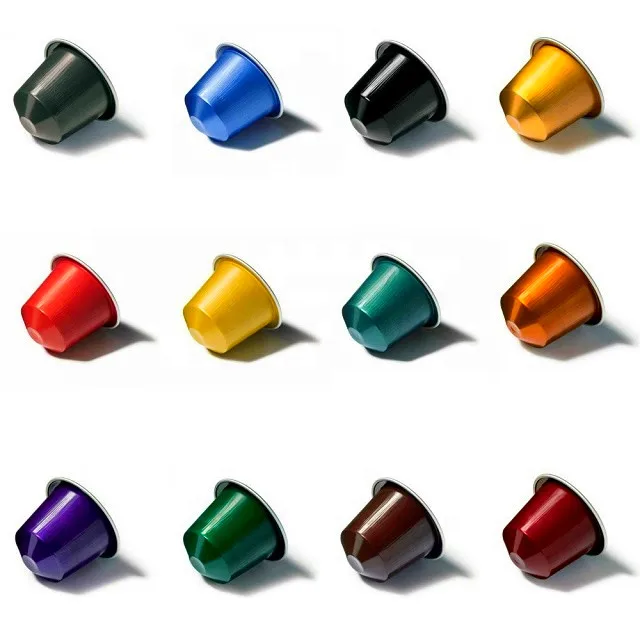  Алюминиевые пустые кофейные капсулы под заказ Nespresso для кофе металлическая упаковка
