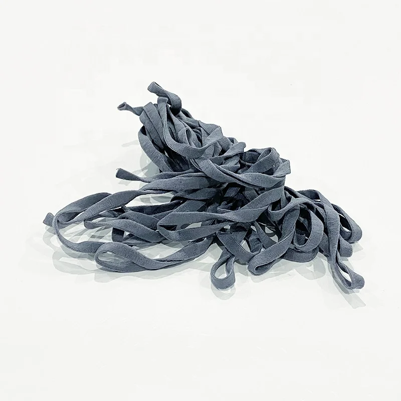 3MM 5MM White Black Round Flat Elastic Earloop