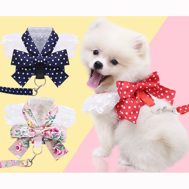 
Cat Pet Product Small dog harness Middle Clothes, Fashion Safe Chest Harness dog tow rope 