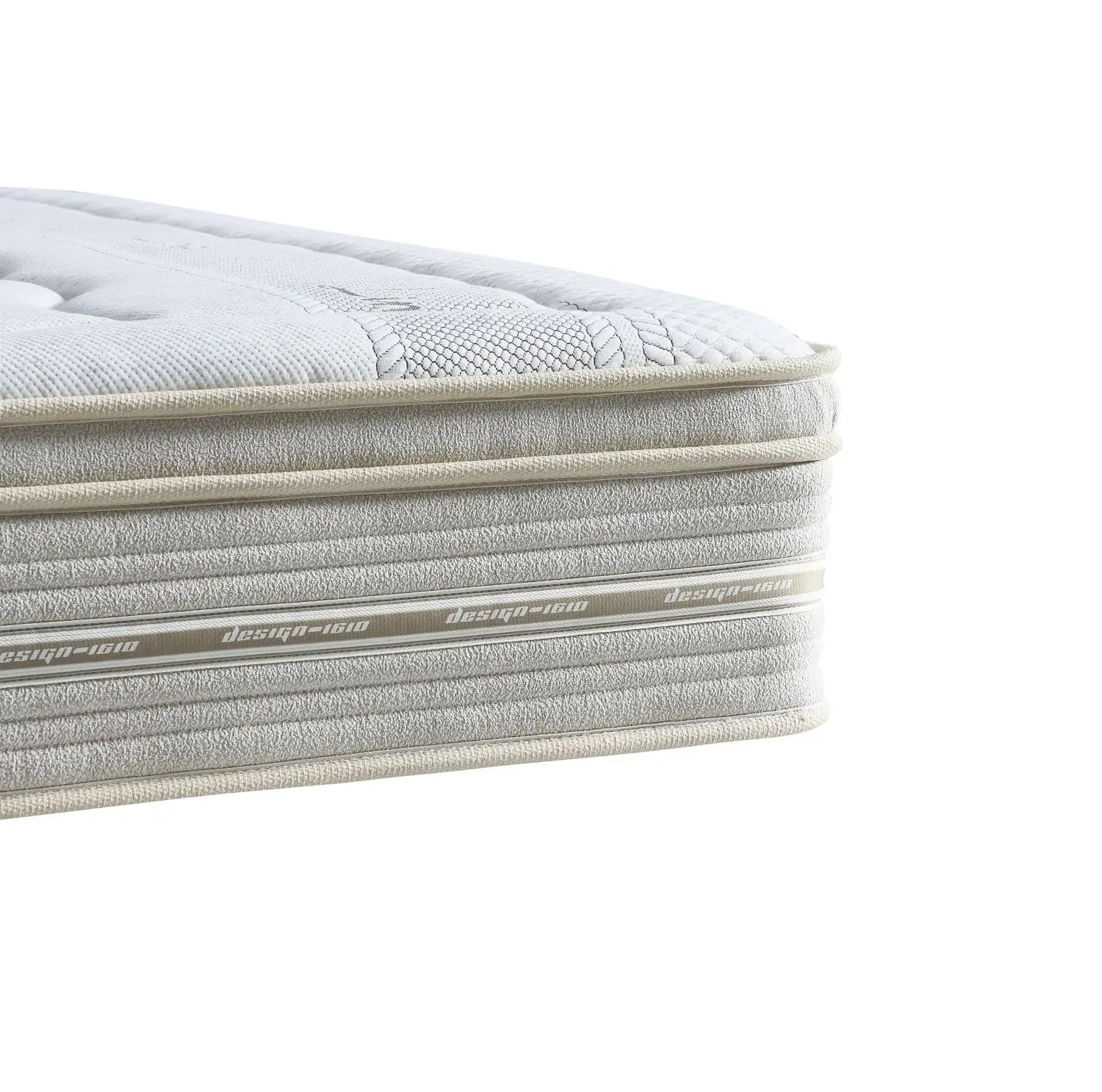 Euro top modern hotel bed pocket coil spring mattress king rolling mattress hotel thick foam individual mattrsses for sleeping