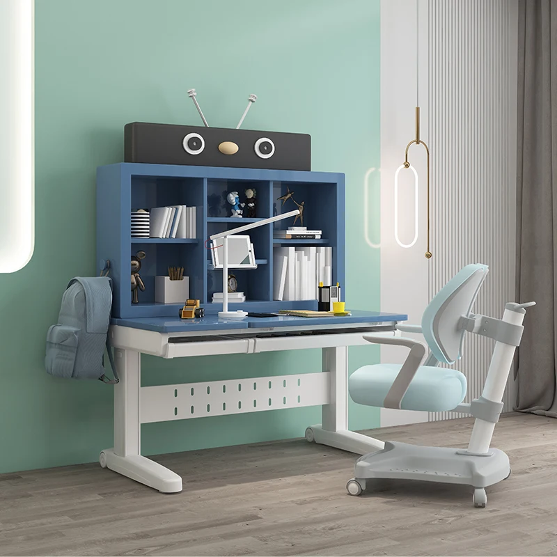2022 New Model adjustable study table for kids Ergonomic Children smart Kids study Desk for Children