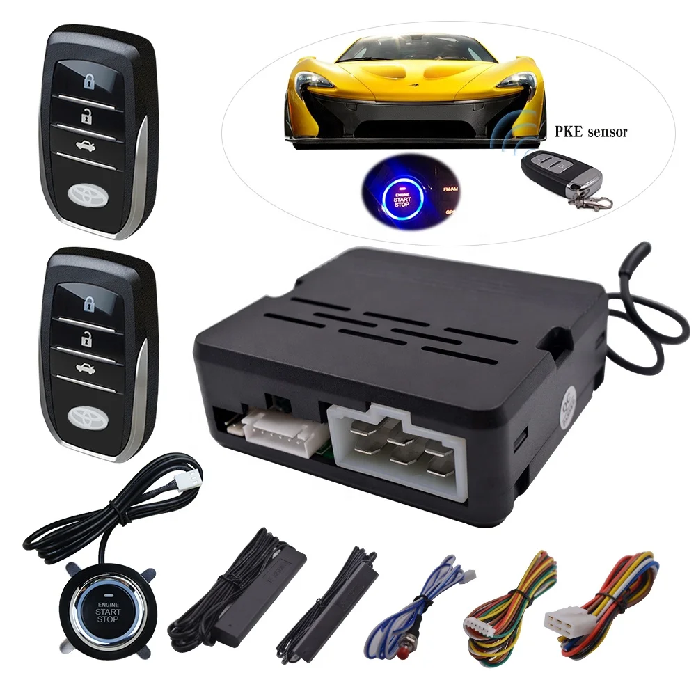 Remote Starter Engine Car Alarm Ignition Security System PKE Start Stop Engine Keyless Go