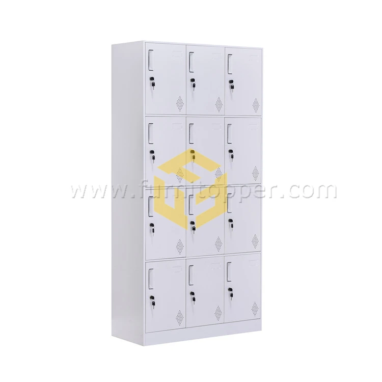 Commercial Furniture Metal Storage Locker Cabinet Steel Personal Belongings Locker For Gym School Office