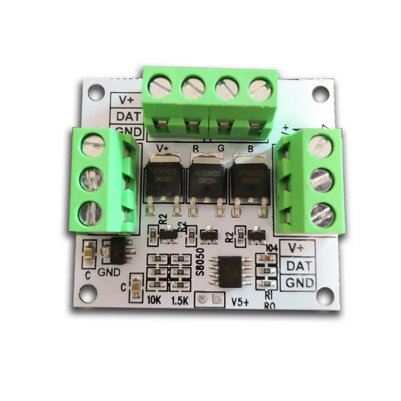 3 channel WS2811 decoder  SPI-To-RGB strip driver 12V/24v led drive 5A/CH