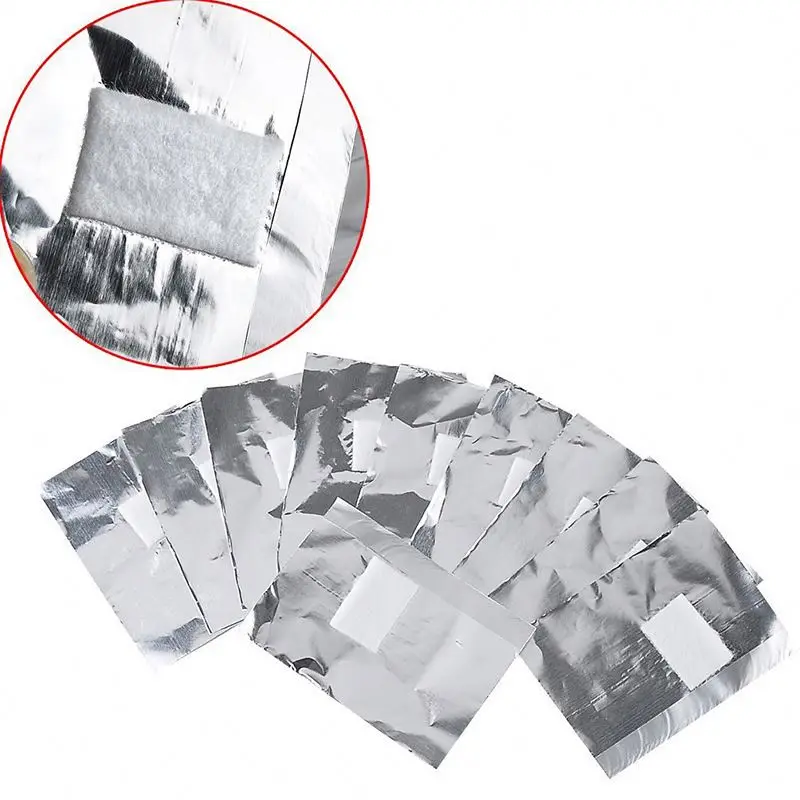 Hottest Uv gel remover ,100pcs/bag nail steam gel remove wraps