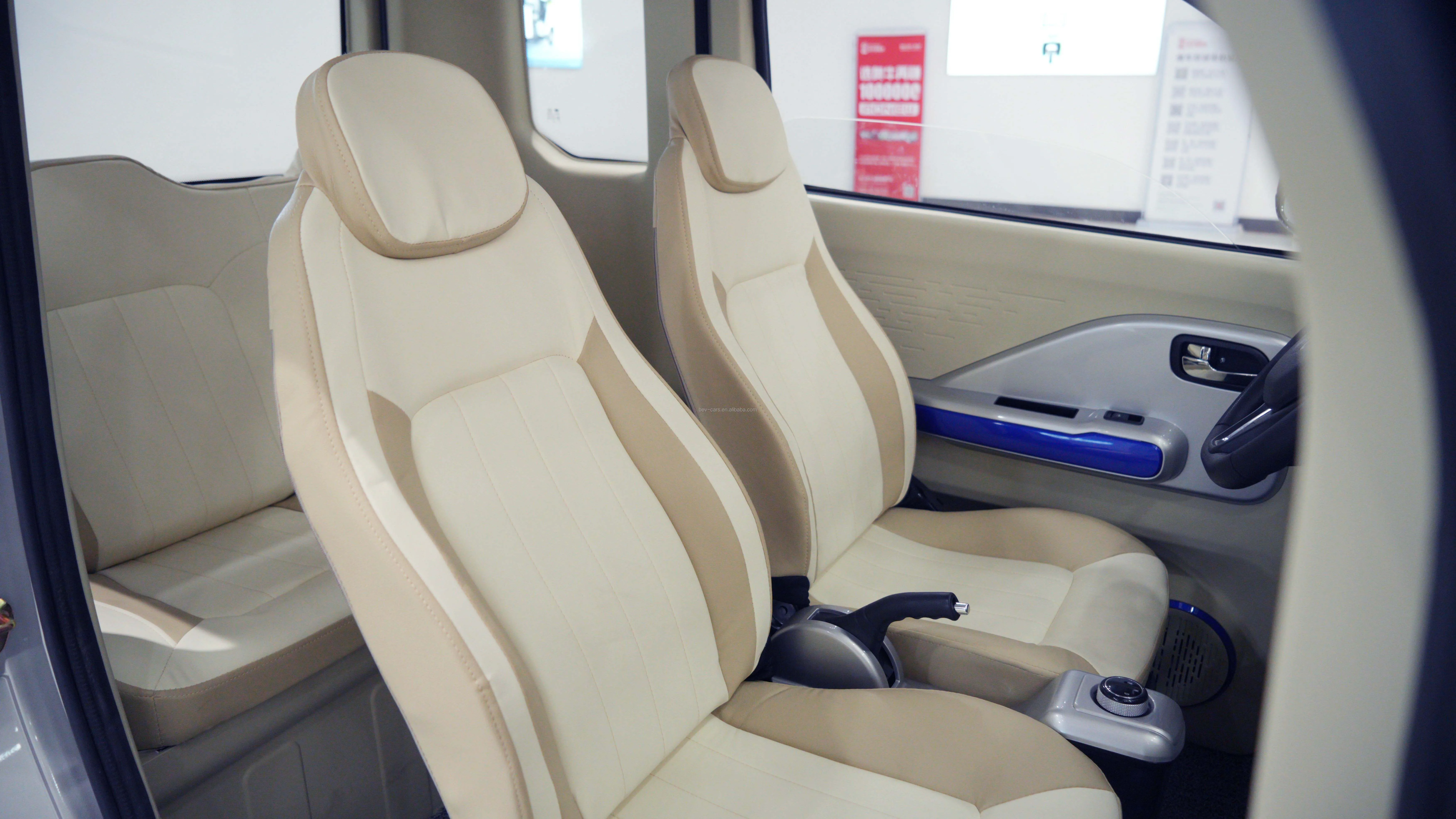 New Condition Chinese Electric Mini Car EEC L6E Approved Light Interior Convertible 2 Front Seats Left Steering Rear Camera Sale