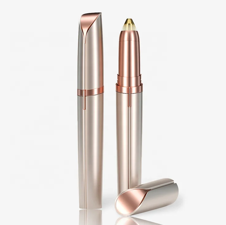 Battery Operated or USB Lipstick Shaver 2 and 1 Mini Eyebrow Trimmer Electric Epilator